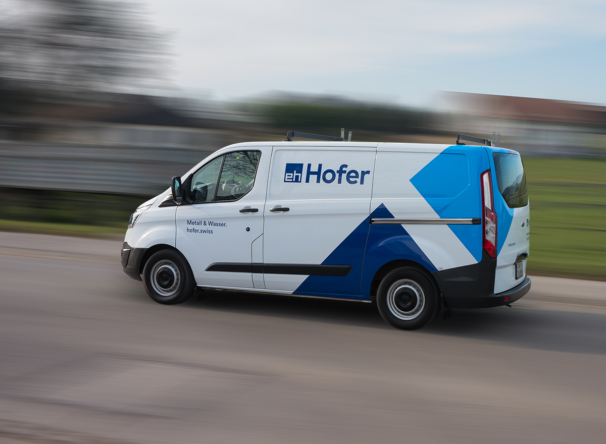 Unternehmen: E. Hofer AG Lieferfahrzeug